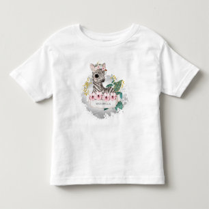 *~*ベビーゼブラ名花ジャングルスイートガール トドラーTシャツ