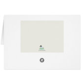 ベビーゼブラ折り畳みサンキューカード (裏面横)