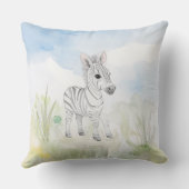 ベビーゼブラ クッション (裏面)