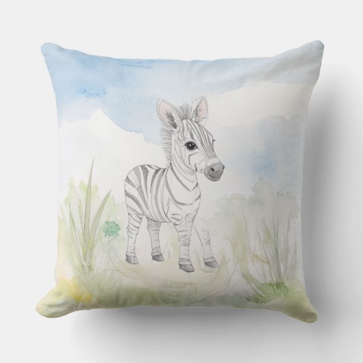 ベビーゼブラ クッション (正面)