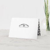 ベビーゼブラ、ベビーシャワー招待状 招待状 (裏面)