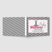 ベビーゼブラ、ベビーシャワー ゲストブック (全面)