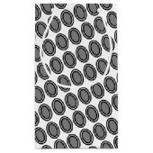 ベビーゼブラ、ベビーシャワー スモールペーパーバッグ (裏面)