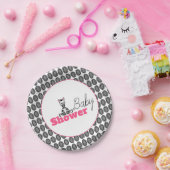 ベビーゼブラ、ベビーシャワー ペーパープレート (パーティー)