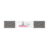 ベビーゼブラ、ベビーシャワー 招待状ベリーバンド (フラット)