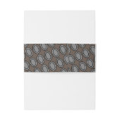 ベビーゼブラ、ベビーシャワー 招待状ベリーバンド (裏面例)