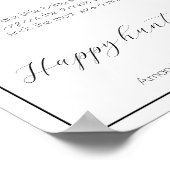 ベビーソックス狩りミニマリスト赤ちゃんシャワーゲーム ポスター (角)