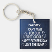 ベビーソノグラパーソナライズされたム期待パディ キーホルダー (正面)