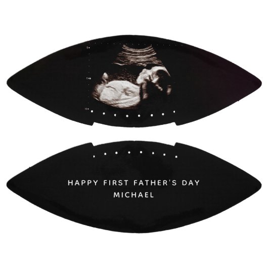 ベビーソノグラムファースト父の日名前をカスタムする アメリカンフットボール (パネル)