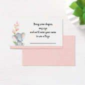 ベビーゾウおむつラッフルインサート (デスク)