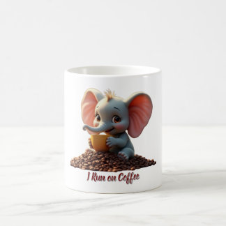 ベビーゾウとコーヒーマグノベルティ コーヒーマグカップ