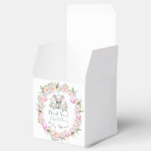 ベビーゾウと牡丹とバルーンベビーシャワー フェイバーボックス (オープン)