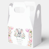 ベビーゾウと牡丹&バルーン赤ちゃんシャワー フェイバーボックス (オープン)