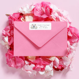 ベビーゾウと牡丹、ユーカリ戻り ラベル