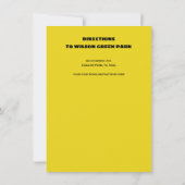 ベビーゾウと風船誕生日パーティー 招待状 (裏面)