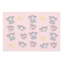 ベビーゾウのベビーガールシャワー