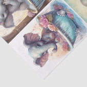 ベビーゾウの入浴時間 薄葉紙 (詳細)