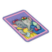 ベビーゾウの最初の愛、かわいいパキディームの友人 マグネット (右側)