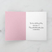 ベビーゾウの花生まれたばかりの: カード (内部)