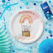 ベビーゾウの赤ちゃんシャワー、紙プレート ペーパープレート (パーティー)