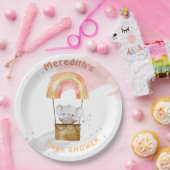 ベビーゾウの赤ちゃんシャワー、紙プレート ペーパープレート (パーティー)