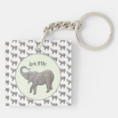 ベビーゾウ両面 キーホルダー (裏面)