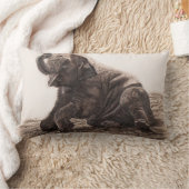 ベビーゾウ投げ ランバークッション (ブランケット)