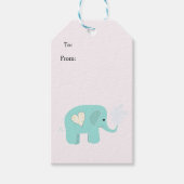 ベビーゾウ散布水 ギフトタグ (正面)