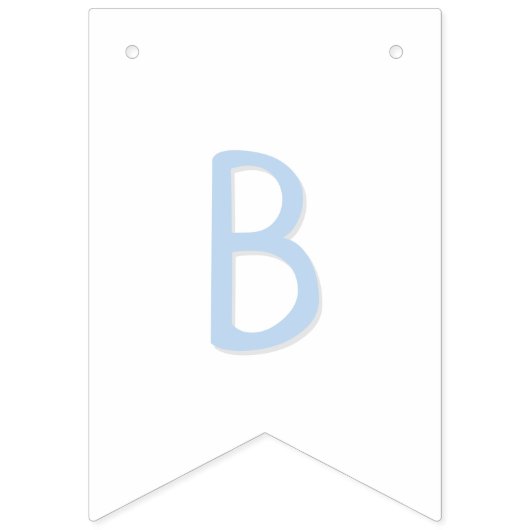 ベビーゾウ泡風呂ボーイベビーシャワー バンティングフラッグ (第3の旗)