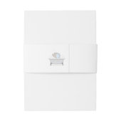 ベビーゾウ泡風呂ボーイベビーシャワー 招待状ベリーバンド (裏面例)