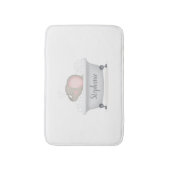 ベビーゾウ泡風呂 バスマット (正面縦)