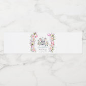 ベビーゾウ牡丹&バルーンありがとう ペットボトルラベル (シングルラベル)