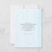 ベビーゾウ男の子ベイビーシャワーありがとう サンキューカード (裏面)