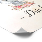 ベビーゾウ赤ちゃんシャワードリンク ポスター (角)