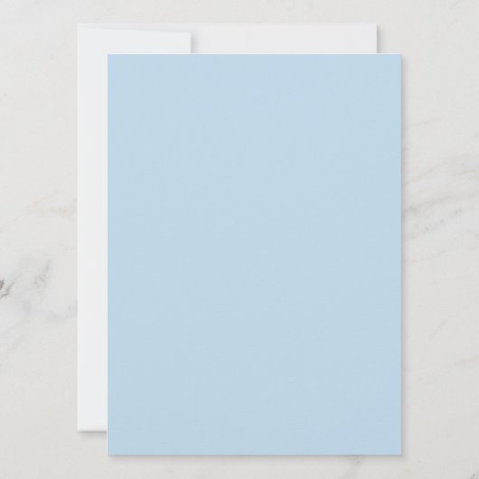 ベビーゾウ赤ちゃんシャワー招待状 招待状 (裏面)