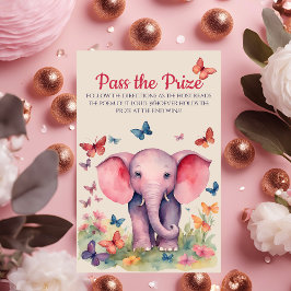 ベビーゾウ赤ちゃんシャワー賞品ゲームに合格