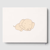 ベビーゾウ赤ちゃんシャワー ゲストブック (裏面)