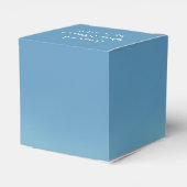 ベビーゾウ赤ちゃんシャワー フェイバーボックス (裏面サイド)