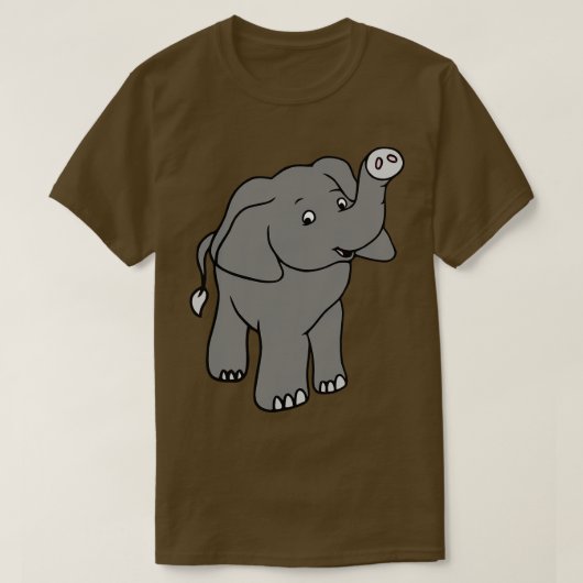 ベビーゾウ1 Tシャツ (デザイン正面)