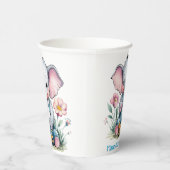 ベビーゾウ(トラックの赤ちゃんシャワー付) 紙コップ (右)