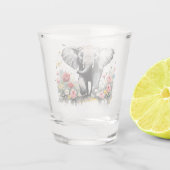 ベビーゾウ(バラ) ショットグラス (裏面)