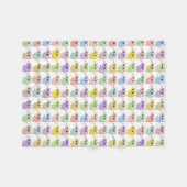 ベビーゾウ フリースブランケット (正面(横))