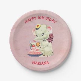 ベビーゾウ（弓） ペーパープレート