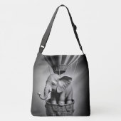 ベビーゾウ（熱気球） クロスボディバッグ (裏面)