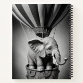 ベビーゾウ(熱気球) ノートブック (裏面)