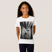 ベビーゾウ（熱気球） Tシャツ (正面フル)