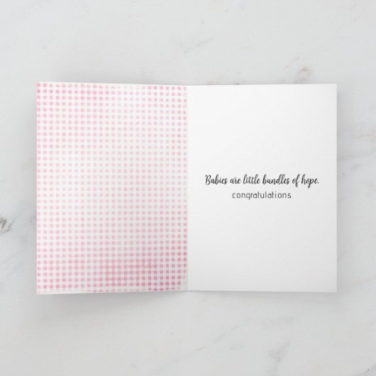 ベビーゾウ（花） カード (内部)