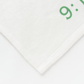 ベビータイガー熱帯花誕生統計 フリースブランケット (角)