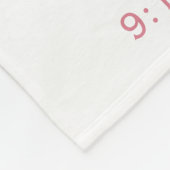 ベビータイガー熱帯花誕生統計 フリースブランケット (角)