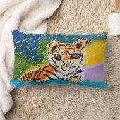 ベビータイガー「Art by Kids」 ランバークッション (ブランケット)